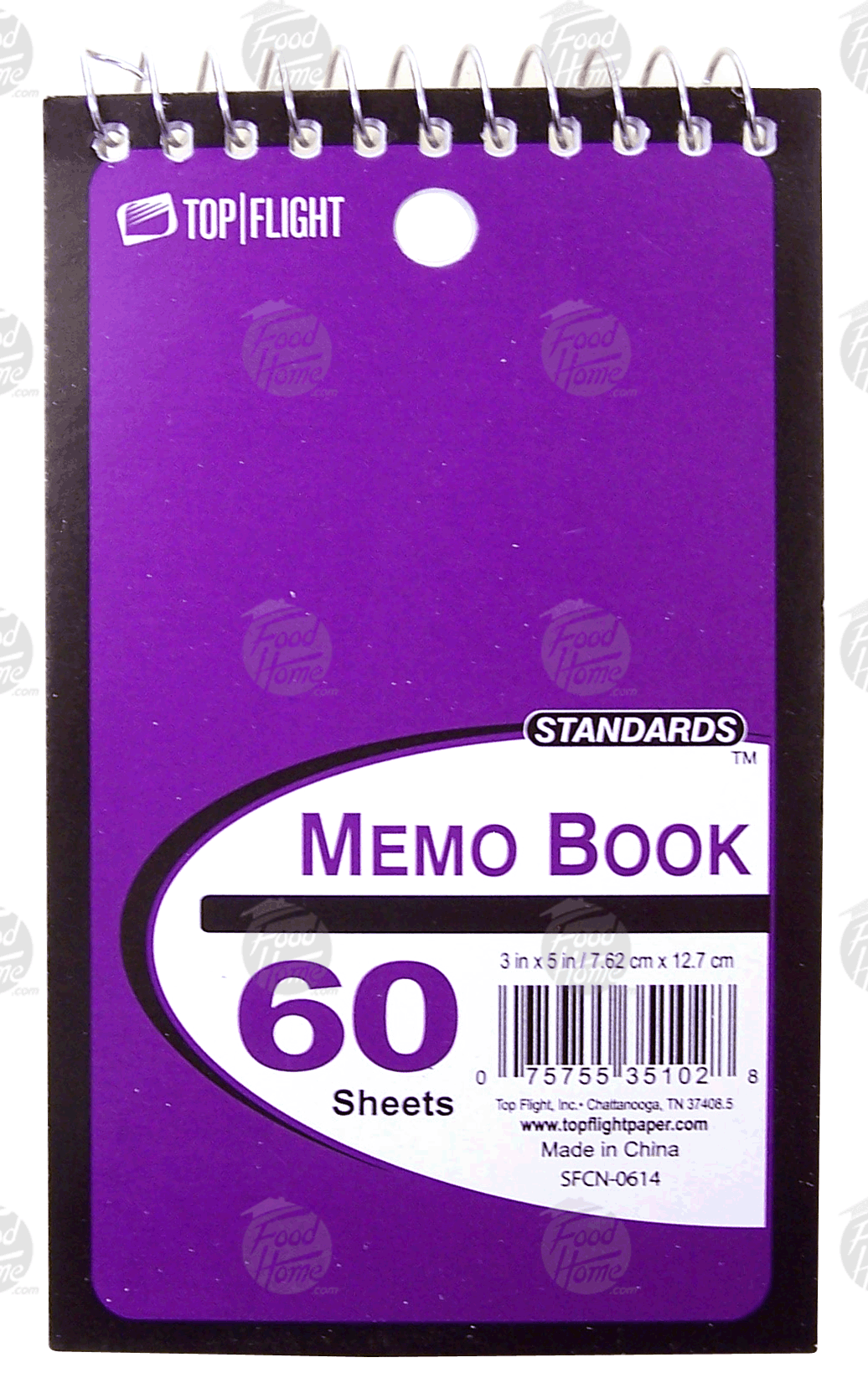 Top Flight Standards memo book, 60 sheets, 3 x 5 in. Full-Size Picture